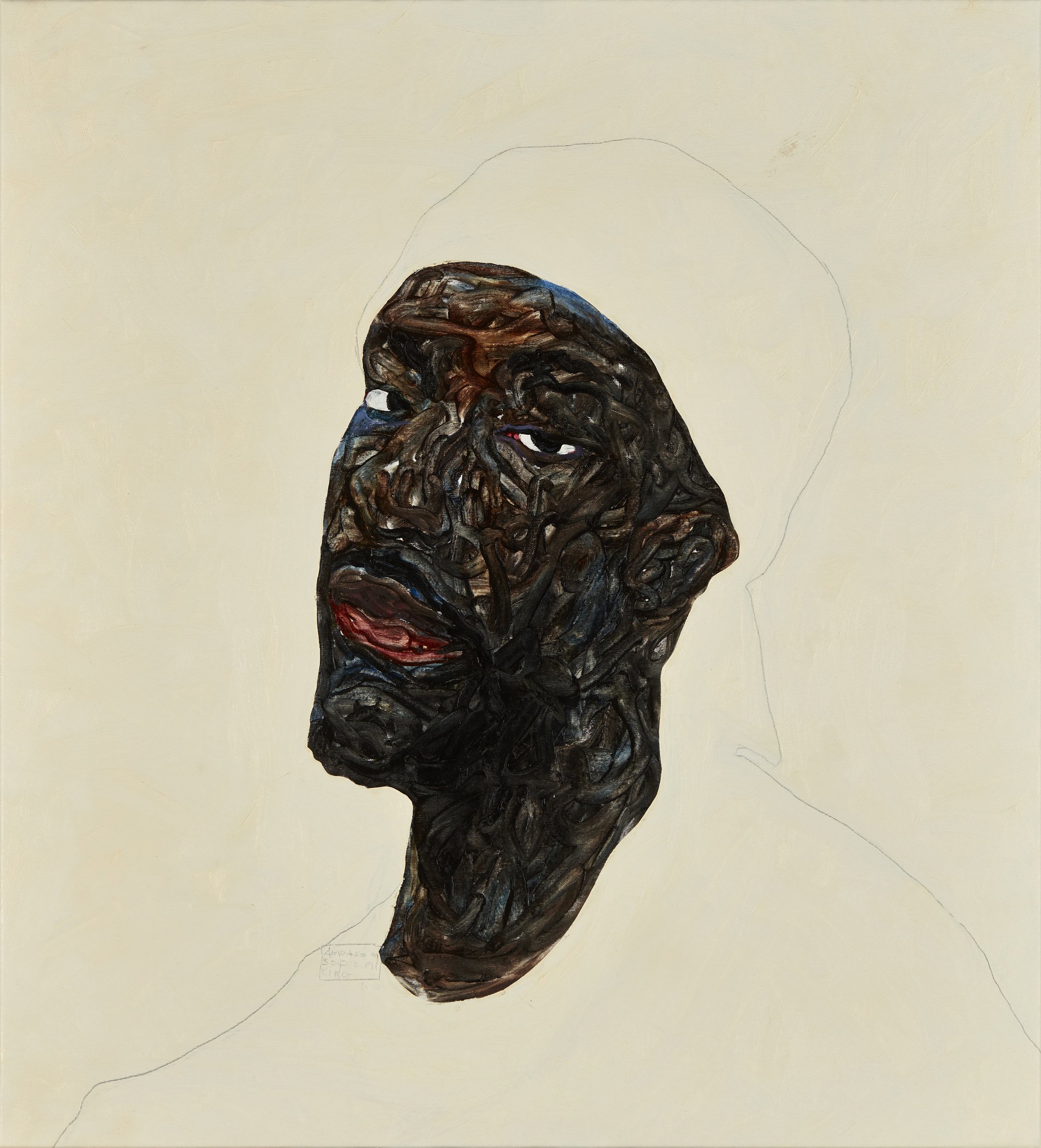 Amoako Boafo, White Cap