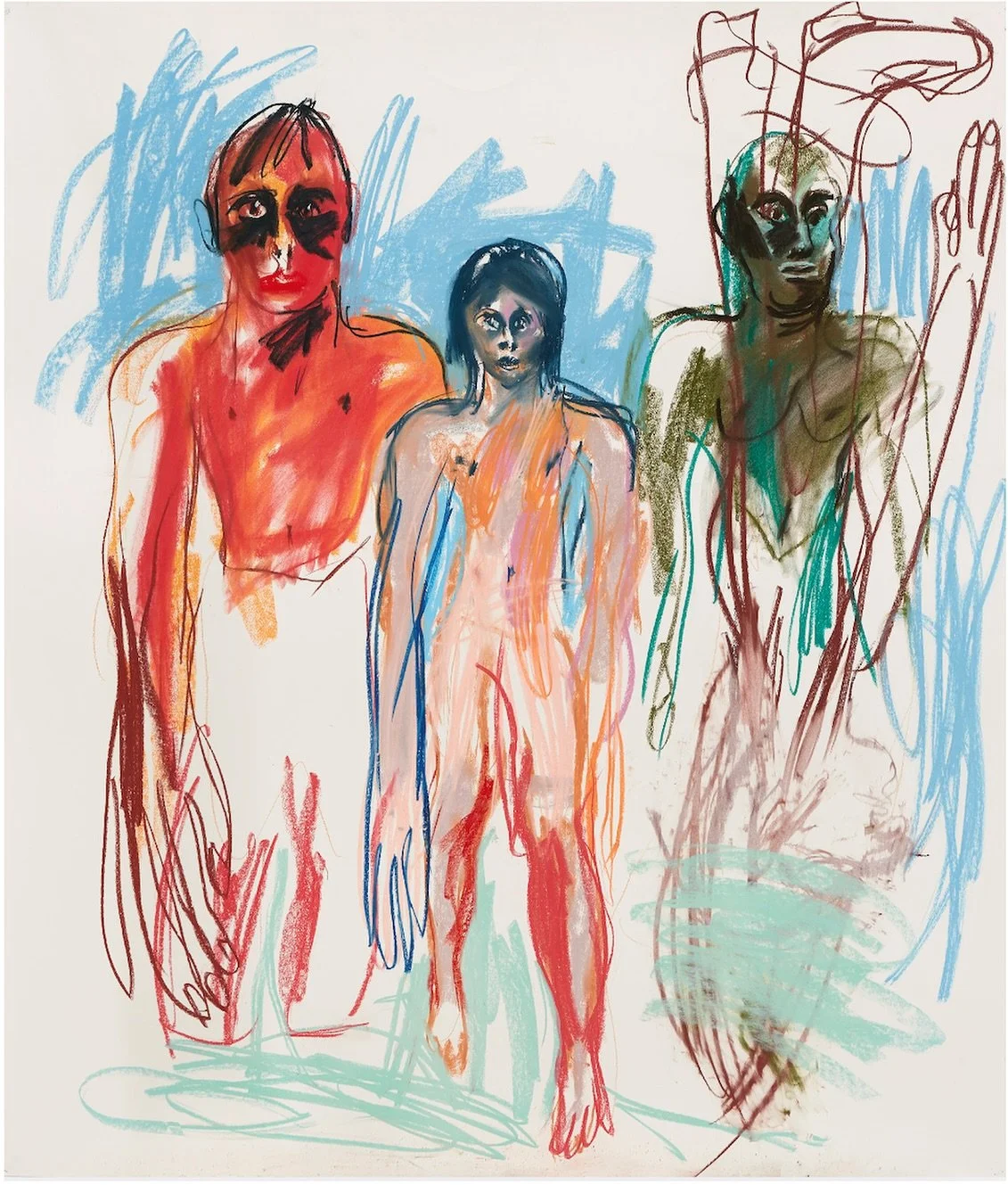 Cristina de Miguel
Egyptian Procession
2022
Pastel on paper
152.4 x 132.08 cm

@cristina_de_miguel #cristinademiguel part of the permanent collection of AMOCA #amocawales 

Spanish-born, Brooklyn-based painter Cristina de Miguel captures raw emotion 