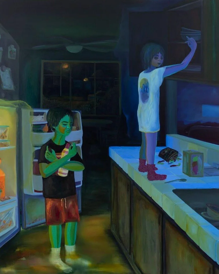 Danielle Roberts
Light under Moonlight, 2021
Acrylic on canvas
153 x 127 cm  Part of the permanent collection of AMOCA&nbsp;#amocawales

@daniellle_roberts_ 

Danielle Roberts (b. 1991, Stockton, California) is an artist whose paintings are grounded 