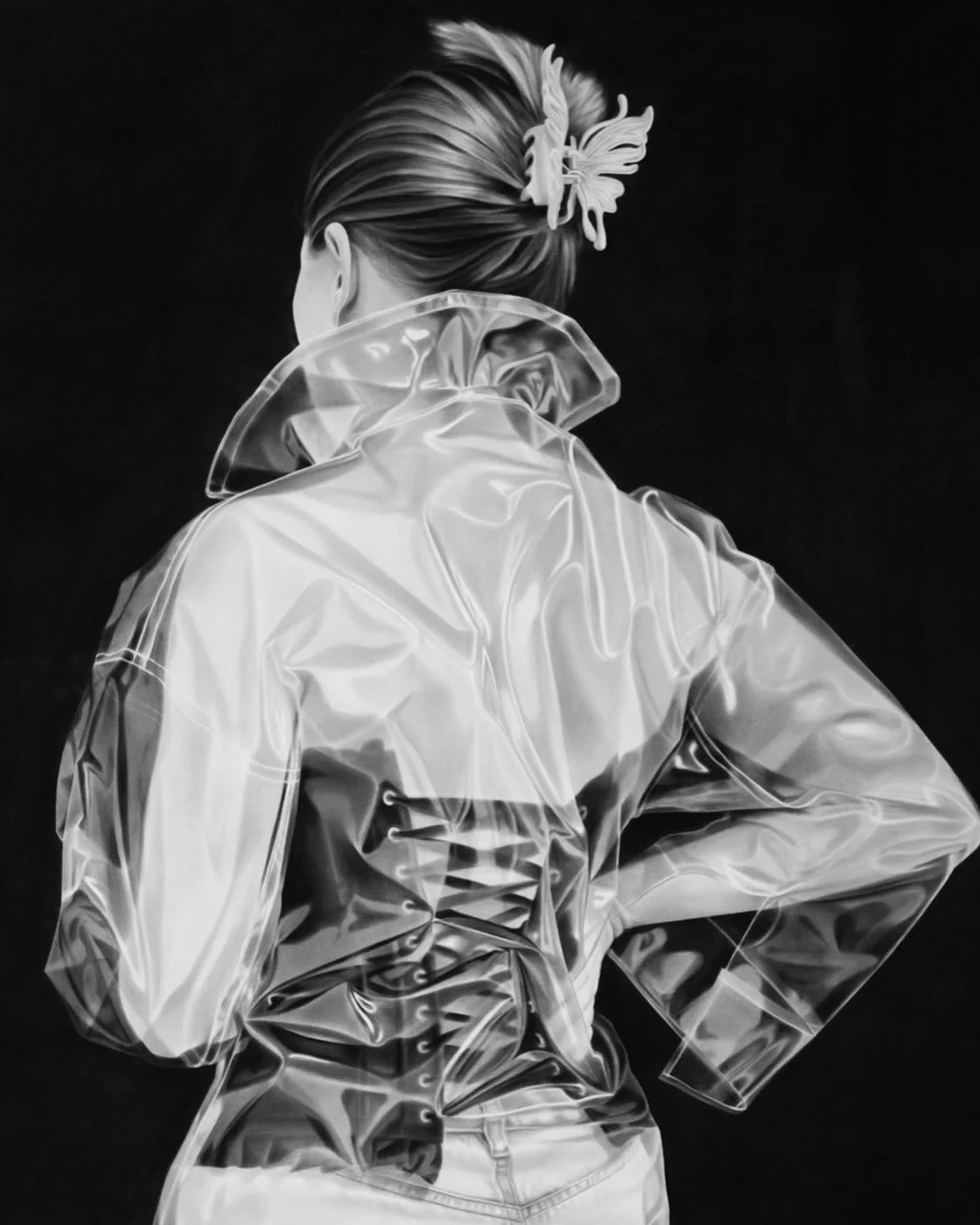 Anna Zimmerman
The Insect, 2024
Charcoal on paper
130 x 110 cm

Part of the permanent collection of AMOCA&nbsp;#amocawales

@annazimmerman 

Anna Zimmerman (b. 1996, Norrk&ouml;ping) is a Swedish artist working primarily with charcoal, known for her 