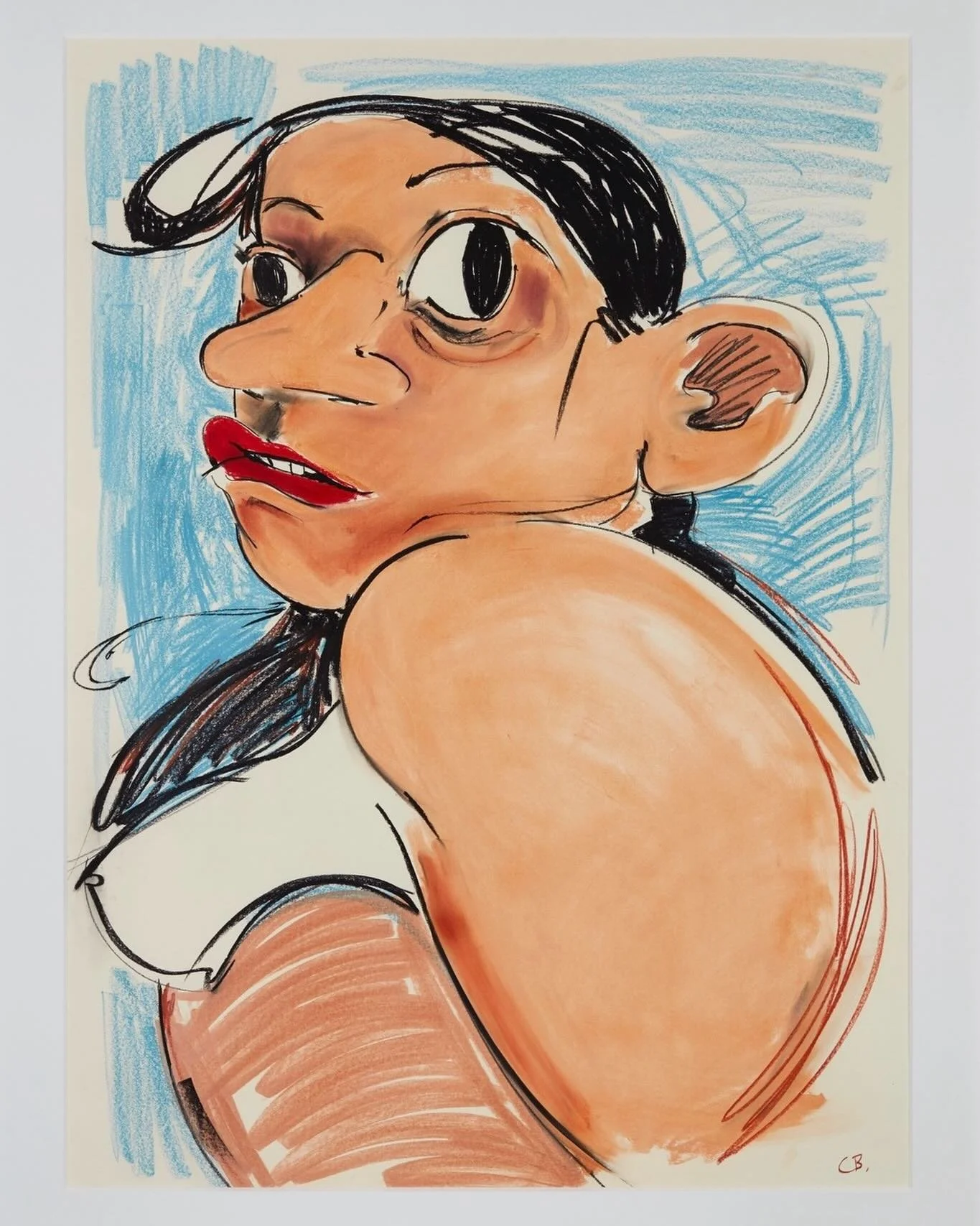 Cristina BanBan
Bustu de Mujer, 2020
Mixed media on paper
106 x 79 cm

@cristina_banban 

Part of the permanent collection of AMOCA&nbsp;#amocawales

Cristina BanBan (b. 1987) is known for her emotionally charged paintings and works on paper that cen