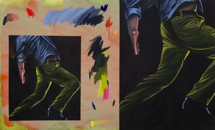 Ana Segovia
Composition XIV, 2024
Oil on canvas
80 x 140 cm

@ana.sgv 

Part of the permanent collection of AMOCA&nbsp;#amocawales

Ana Segovia (b. 1991, Mexico City) creates paintings that rework familiar visual languages to question masculinity, de