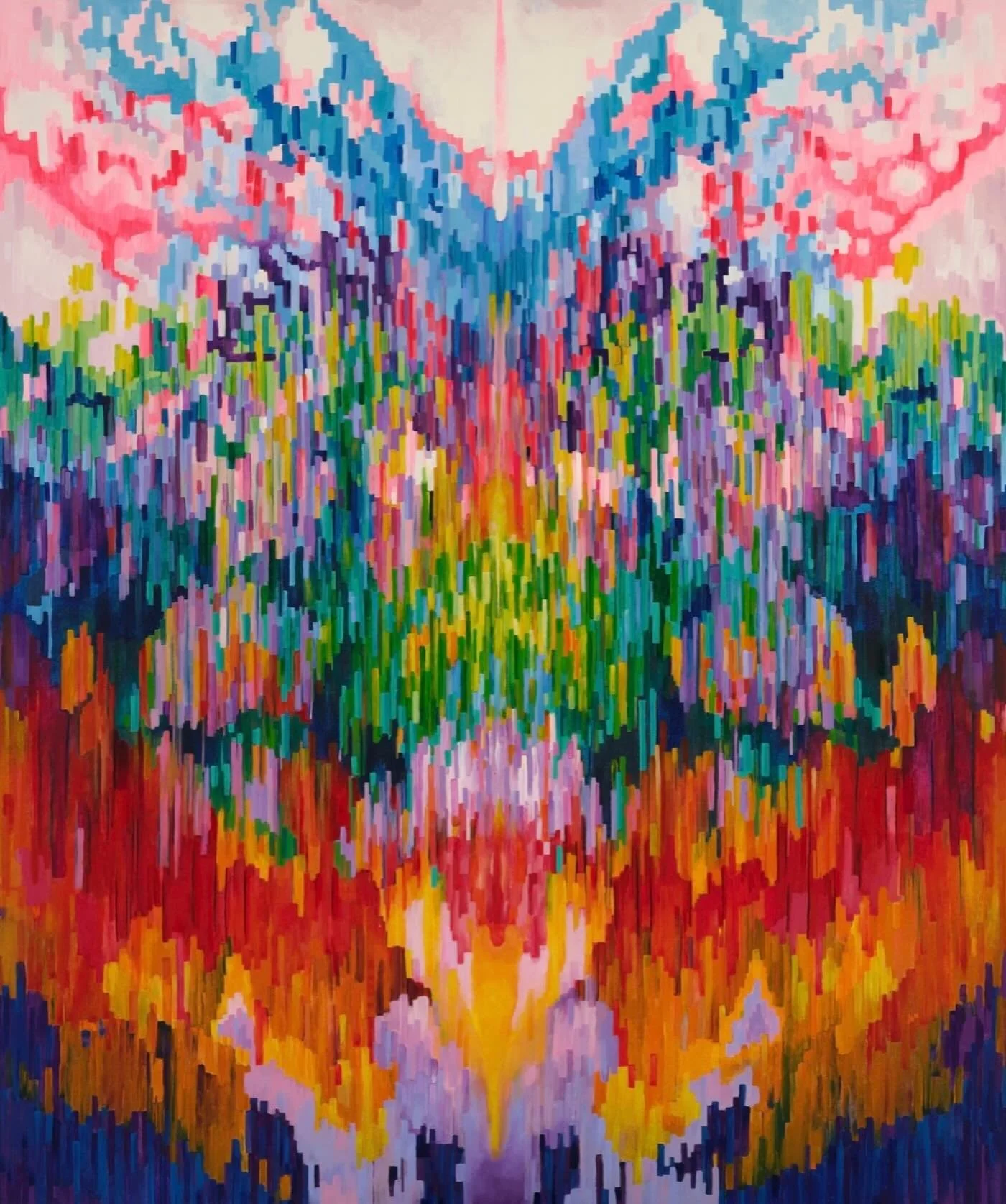 Yassi Mazandi
Firebird, 2021
Acrylic on canvas
183 x 52cm

Part of the permanent collection of AMOCA&nbsp;#amocawales

@yassimazandi 

Yassi Mazandi (b. 1962, Tehran, Iran) works across sculpture, painting and digital media to explore the hidden stru