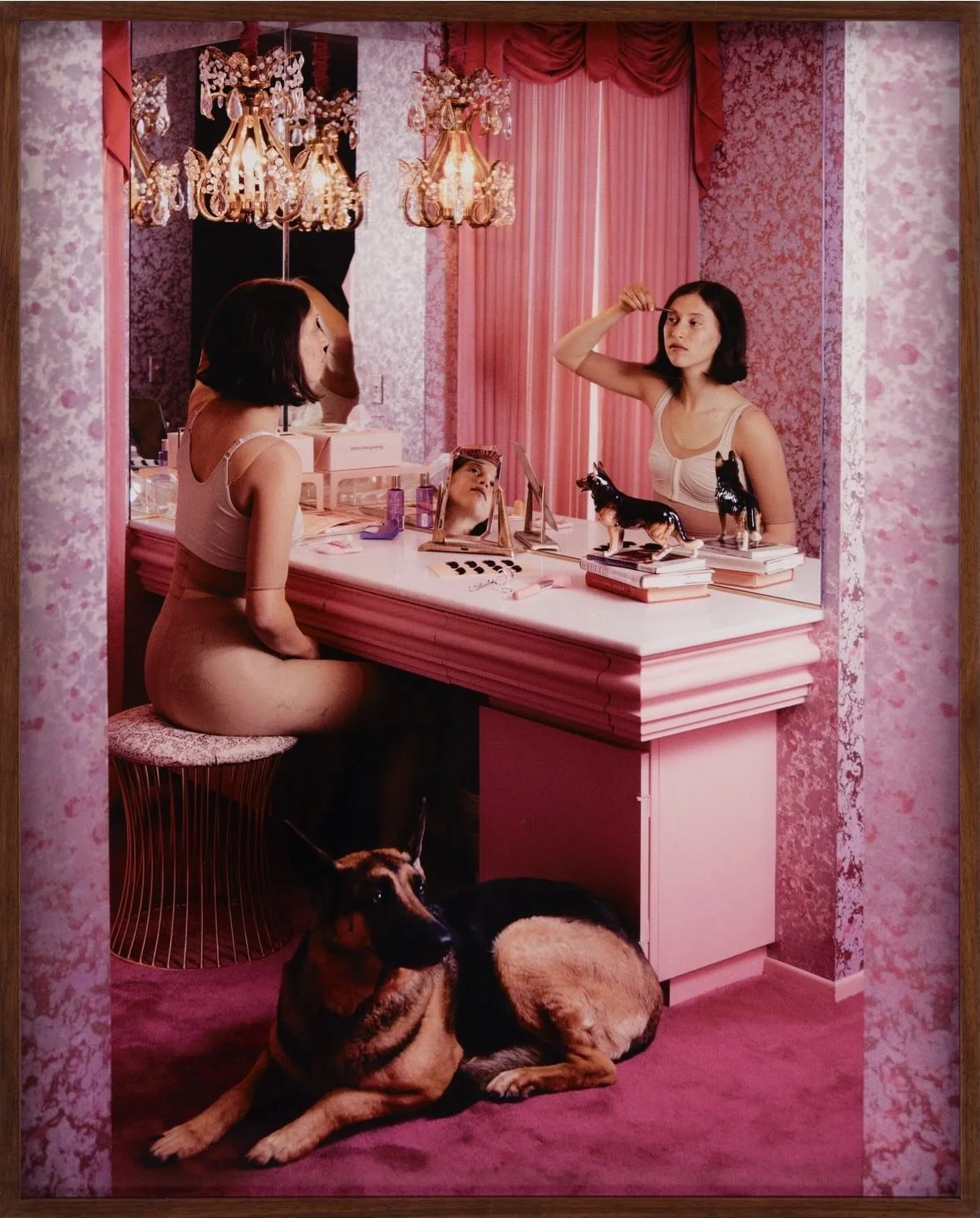 Ilona Szwarc
Grinning and crying, 2024
Oil on canvas
76 x 61 cm

Part of the permanent collection of AMOCA&nbsp;#amocawales

@ilonaaszwarc 

Ilona Szwarc (b. 1989, Warsaw, Poland) works across photography, sculpture and performance, using the body as