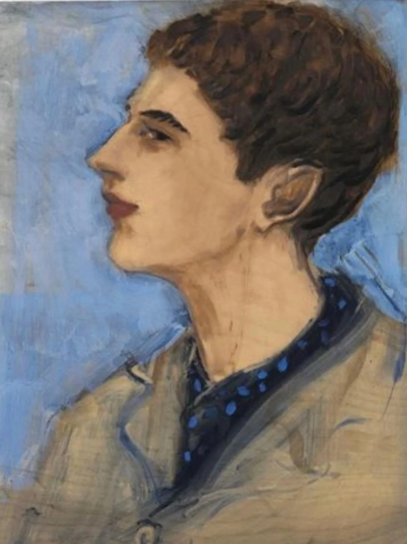 Elizabeth Peyton
David, 1988&ndash;1989
Oil on panel
48.3 x 34.3 cm

Part of the permanent collection of AMOCA&nbsp;#amocawales

@meicost_ettal 

Elizabeth Peyton (b. 1965, Danbury, Connecticut) is known for her intimate, jewel-toned portraits that r