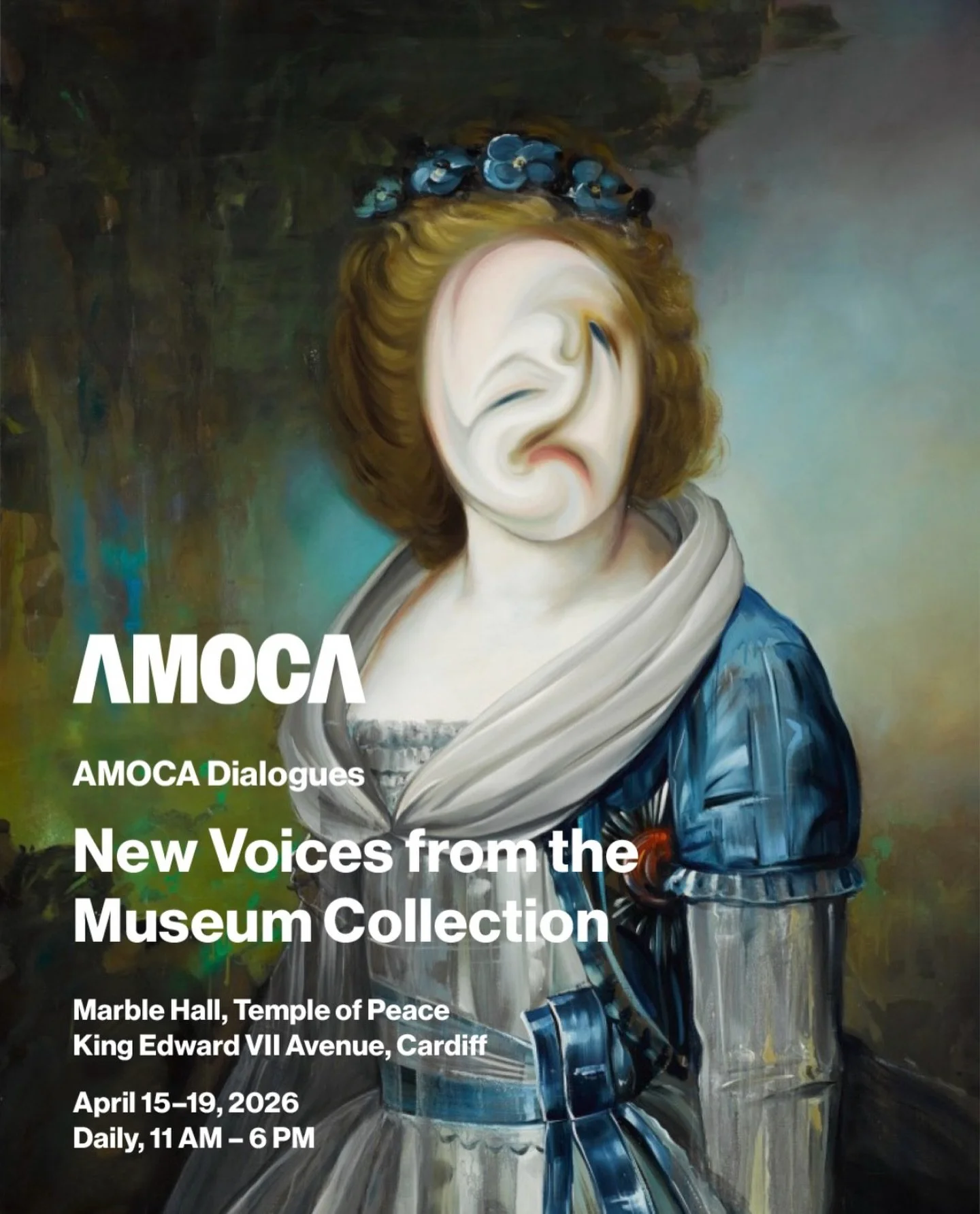 AMOCA (Artistic Museum of Contemporary Art) presents its second popup exhibition, &rsquo;AMOCA Dialogues Wales: New Voices from the Museum Collection&rsquo;, at the historic Marble Hall, Temple of Peace. Open: April 15&ndash;19, 2026

Following its 2