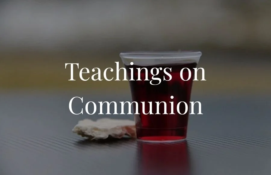 Communion sermon series banner