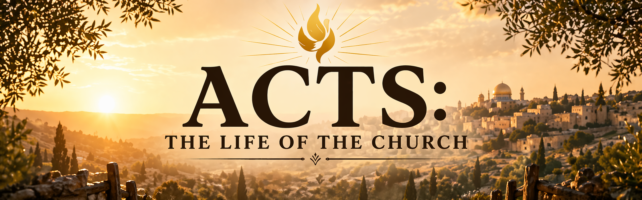 Acts (series banner): the life of the church