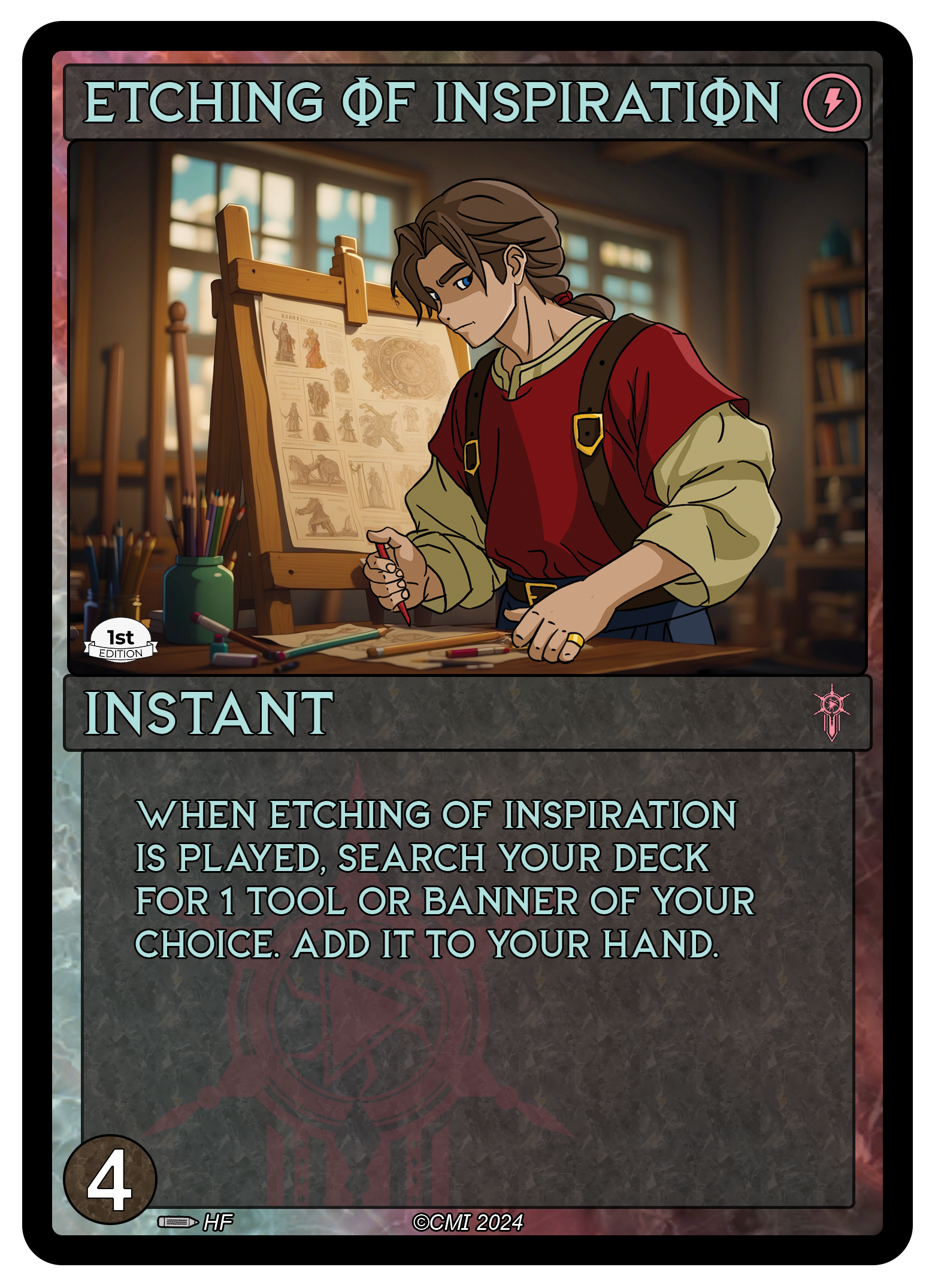 Etching Of Inspiration