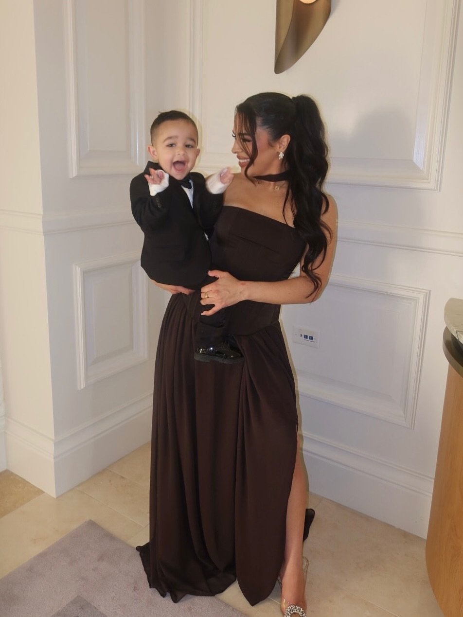 My date to the wedding was pretty cute 🥹🤎
A night full of love, laughter, and memories I&rsquo;ll cherish forever. Gained a sister and danced till our feet hurt &mdash; thank you @irockyourparty for making it pure magic on the dance floor✨