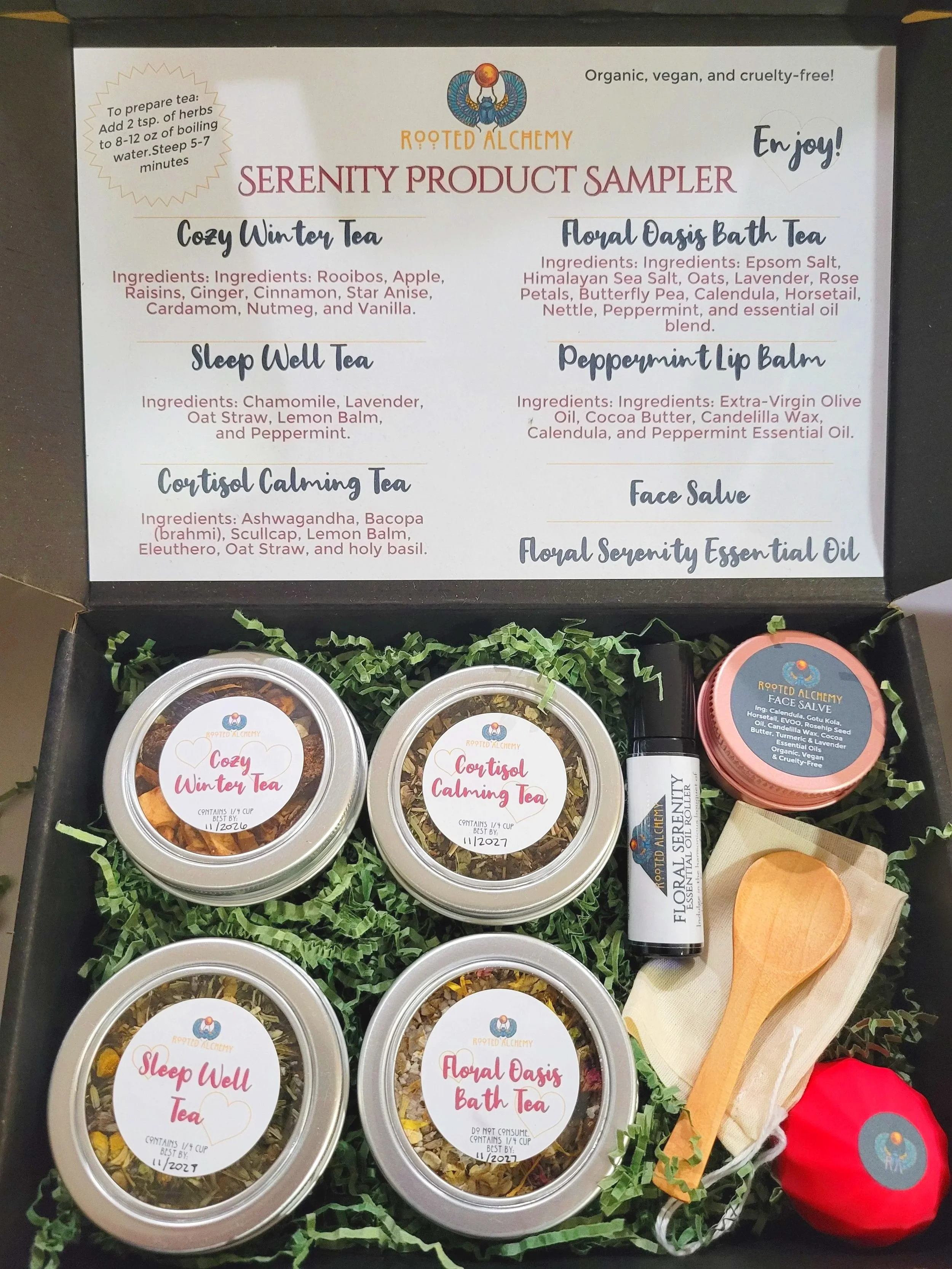 Serenity Product Sampler