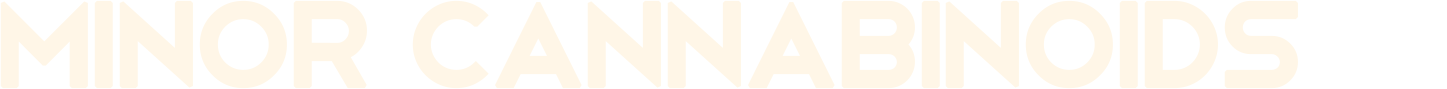 Minor Cannabinoids