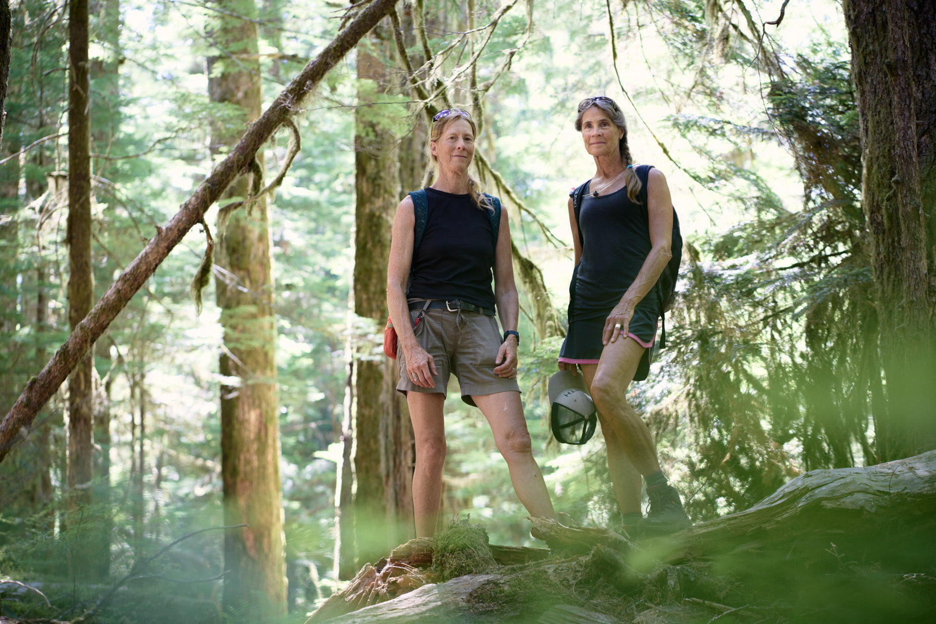 &quot;Cool people i met while roaming the backroads of Vancouver Island&quot;, Part 2: 

Andrea &amp; Shelley, sisters.  I met them at a trailhead as we parked our aging camper vans next to each other. These sisters grew up in Vancouver before it bec