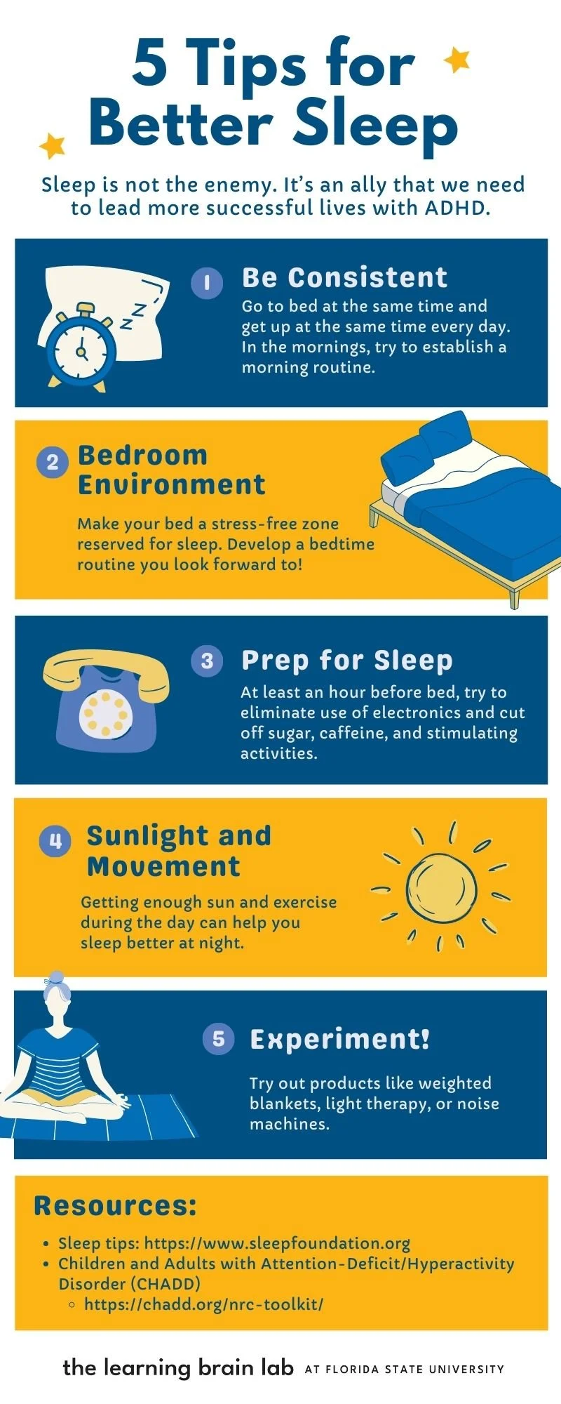 5 tips for better sleep 