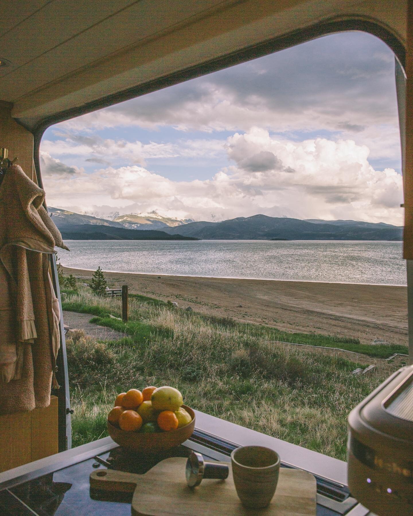 Rainy Mornings on the road. 
📍Stillwater Campground, Granby, CO