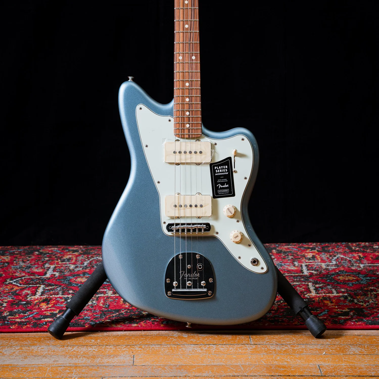 Fender LTD Player Jazzmaster in Ice Blue Metallic — Lidgett Music 