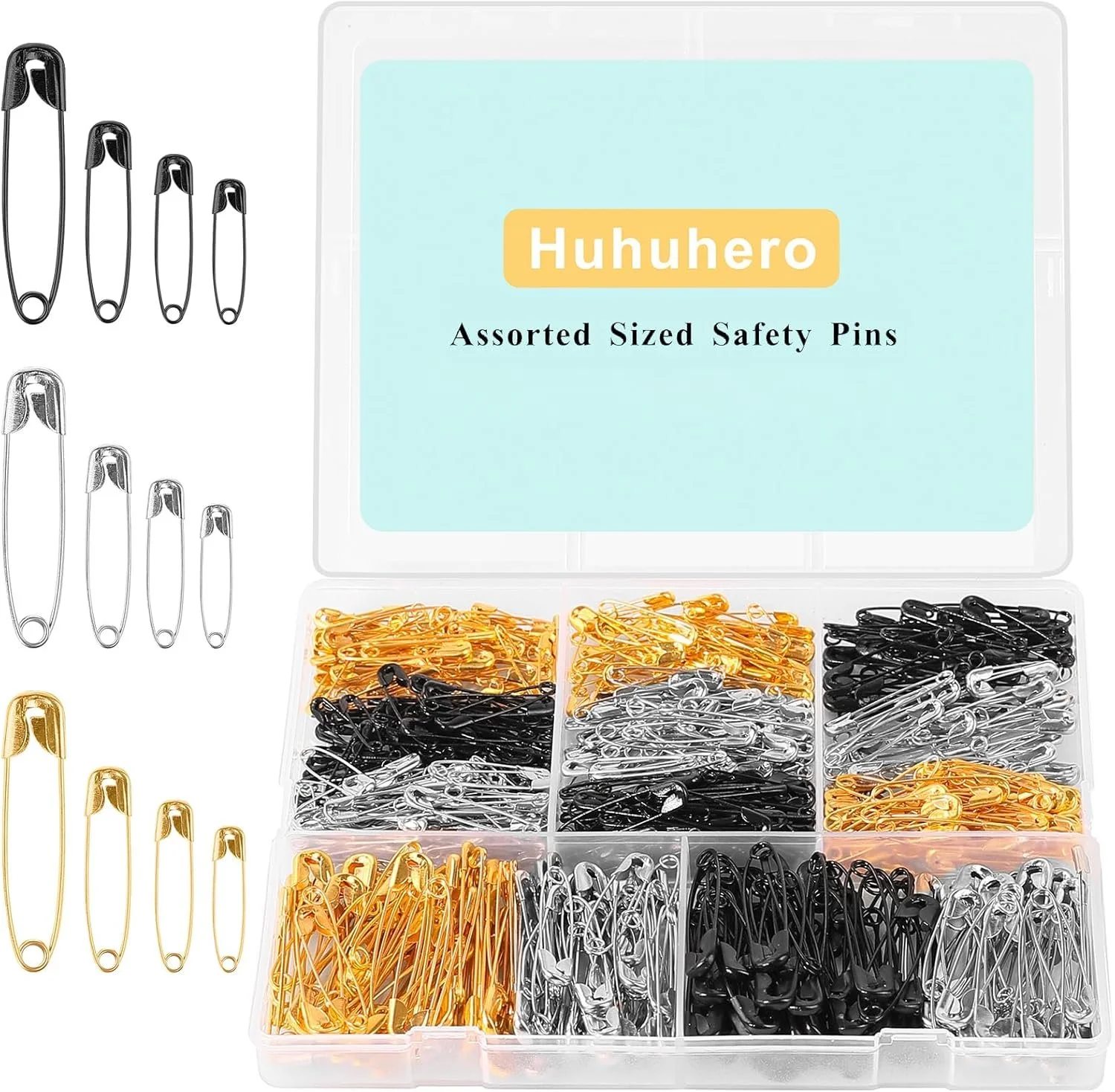 Assorted Sized Safety Pins