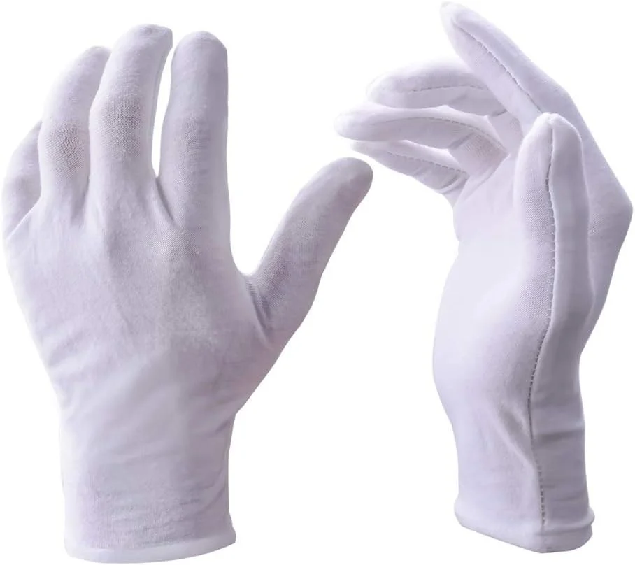 White Cotton Gloves