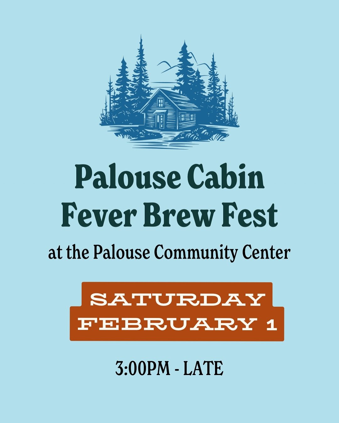 Are you ready for Palouse Cabin Fever Brew Fest? 🍻❄️🎟️ Get your tickets online today and join us downtown Palouse on Saturday, February 1st! 

Visit 🔗 linktr.ee/palousechamber