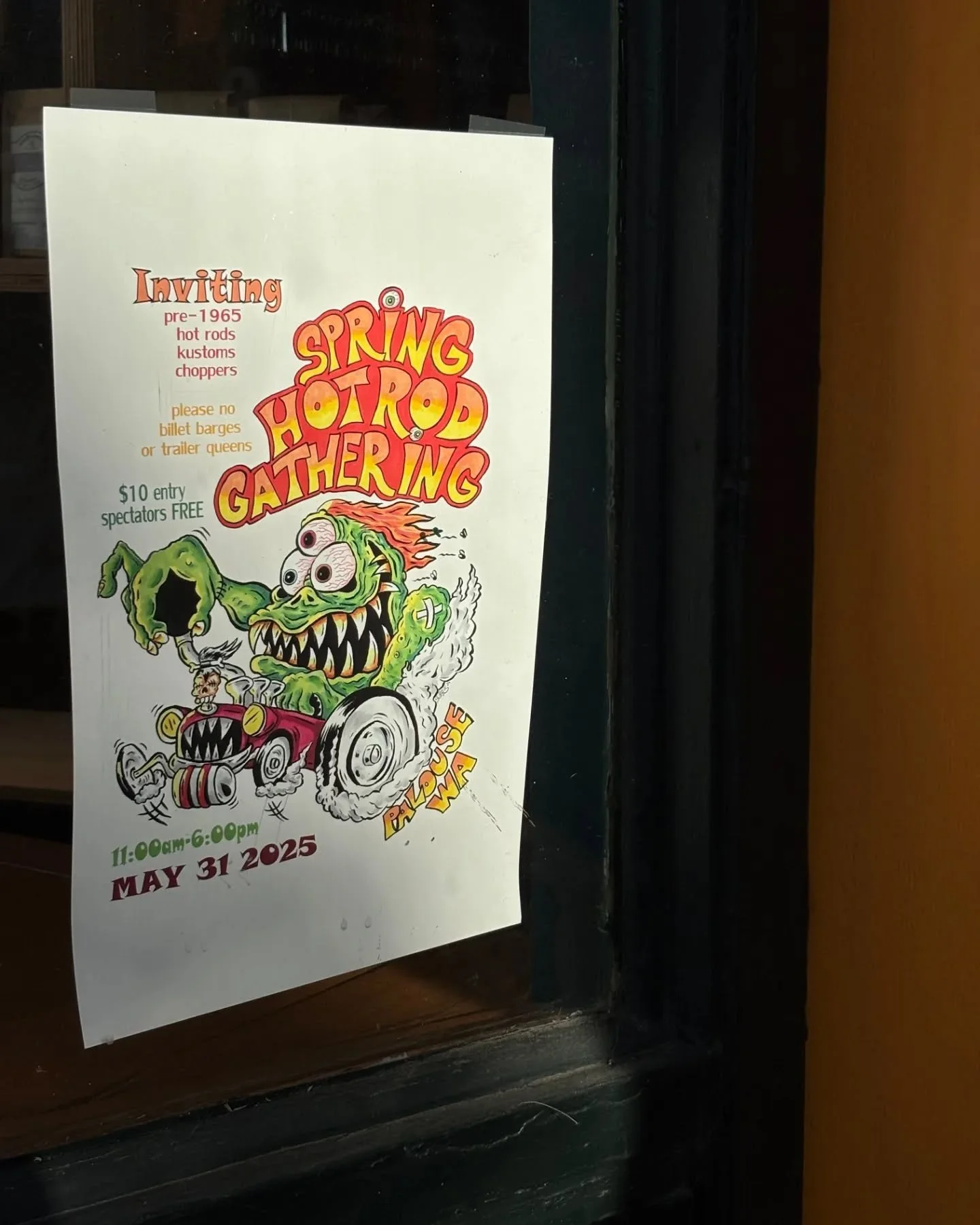 Are you ready for the Spring Hot Rod Gathering? 🏆⛽💨 Spectator entry is FREE this Saturday, May 31 from 11am-6pm and you won't want to miss seeing these unique rides! 

Or the @palousecaboose 10 year anniversary Tater Tot Eating Contest at 2pm 🥔

@