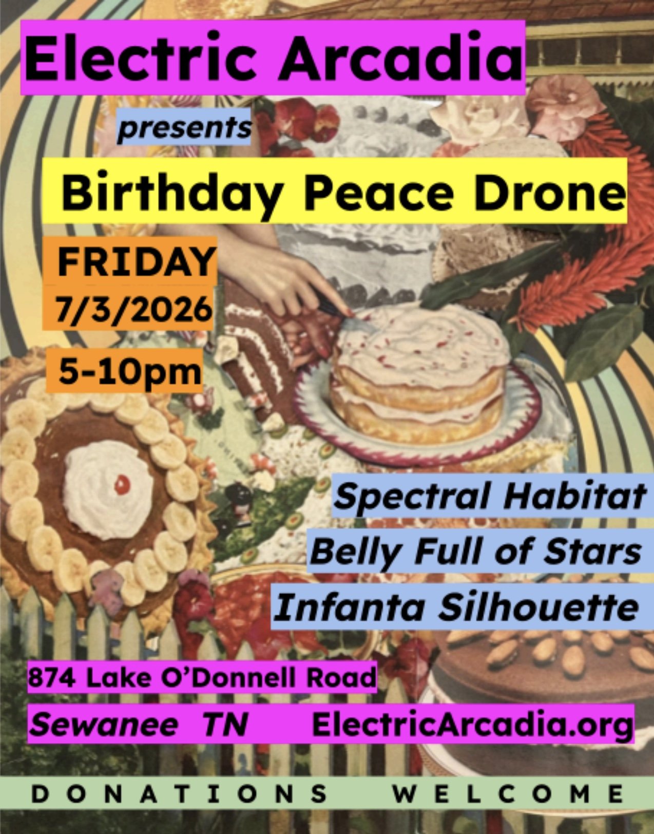 Electric Arcadia BIRTHDAY PEACE DRONE
