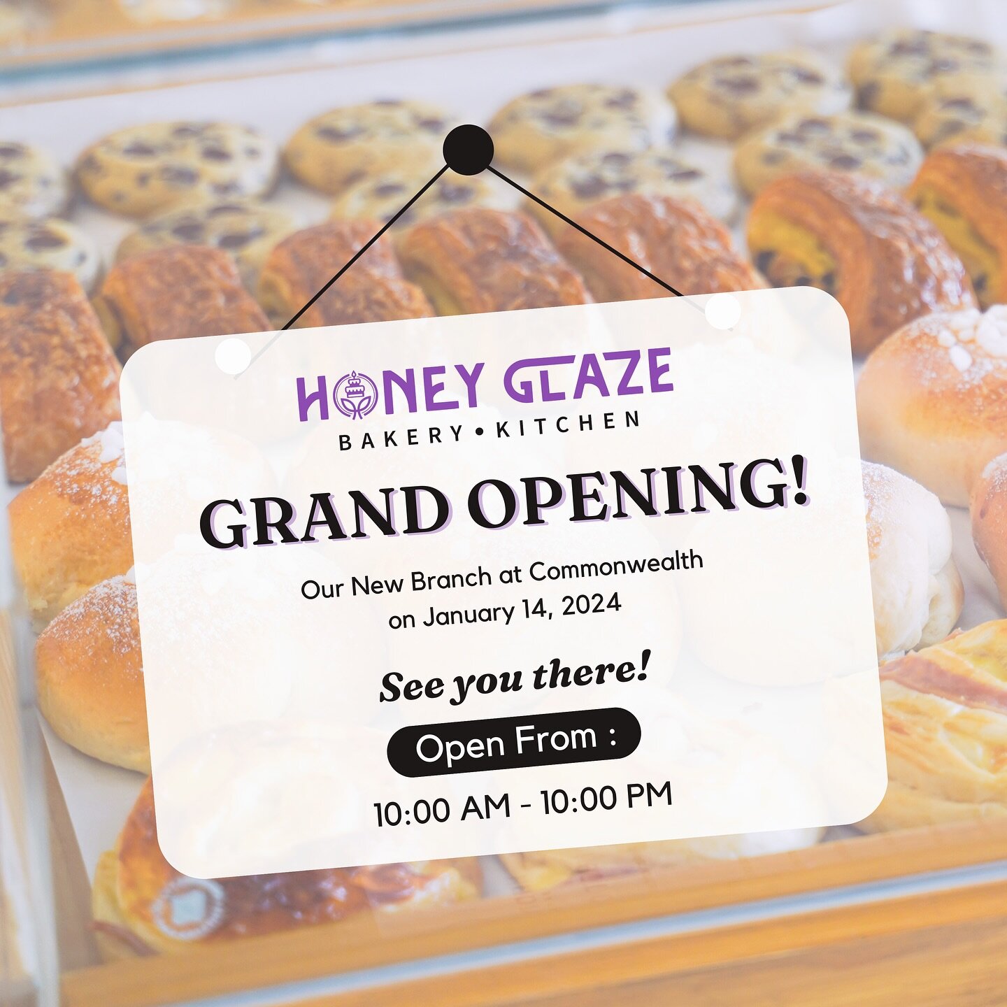Join us this Sunday for the grand opening of our Quezon City branch in Ever Gotesco Mall, Commonwealth! 🍾

Treat your family with our savory dishes &amp;  delectable pastries.

You may call 09508907954 for reservations! 

See you all! 🎉🥳🎈