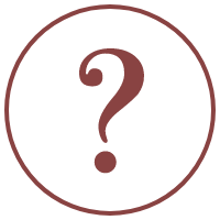 An icon with a question mark inside a circle, indicating a mystery or unknown content.