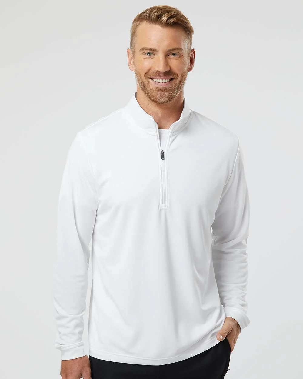 Adidas 01153 Men's Ultimate365 Lightweight Quarter-Zip Pullover