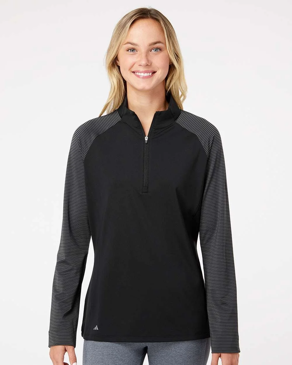 Adidas 05953 Women's Ultimate365 Lightweight Raglan Quarter-Zip Pullover