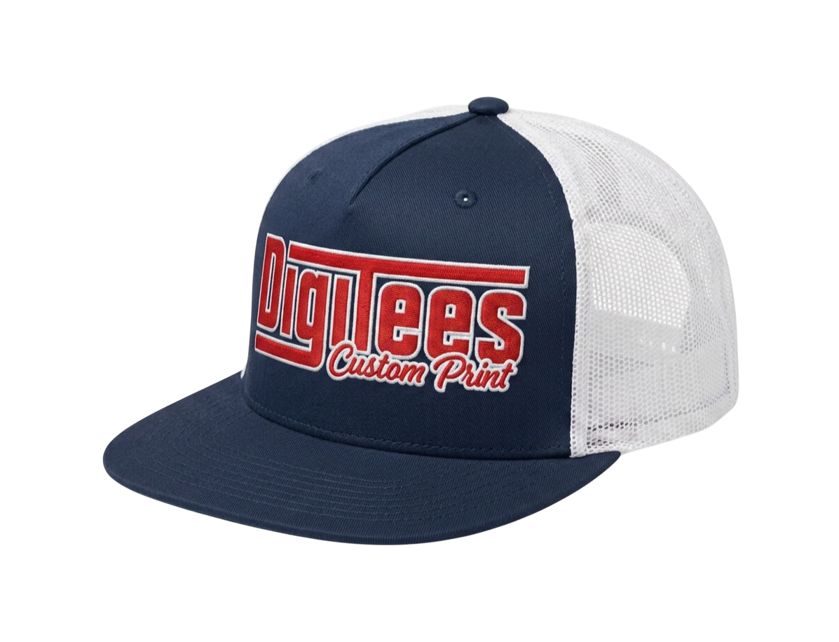 Blue mesh snapback