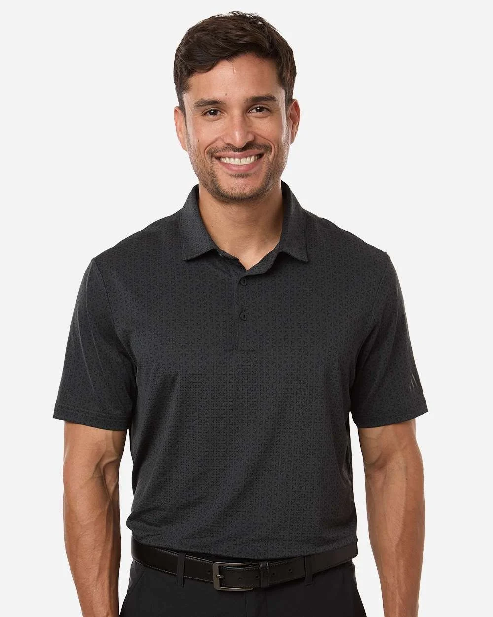 Adidas 16053 Men's Ultimate365 Mesh Tango Print Climacool Polo