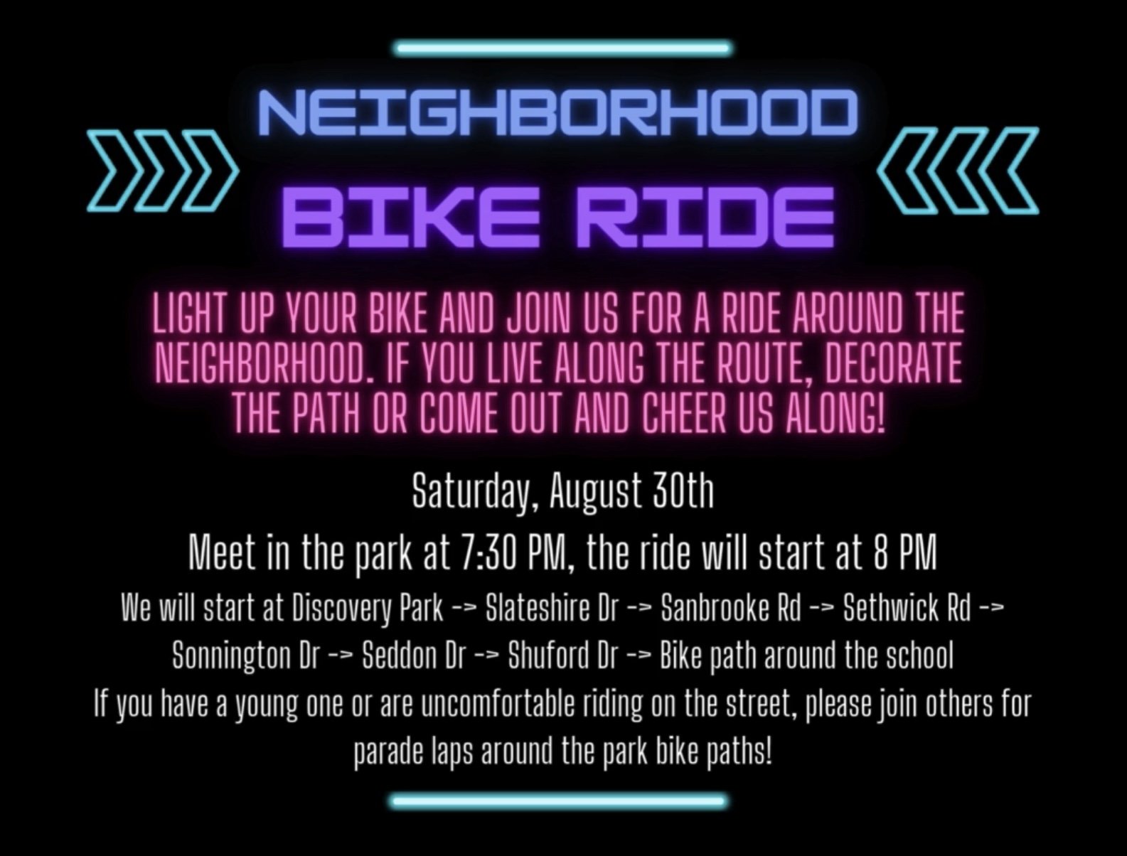 Neighborhood Bike Ride