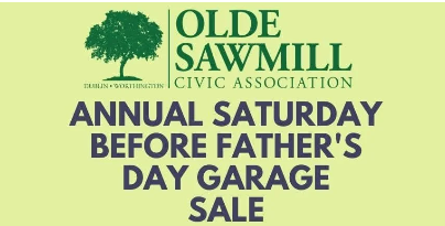 Annual Saturday Before Father's Day Garage Sale