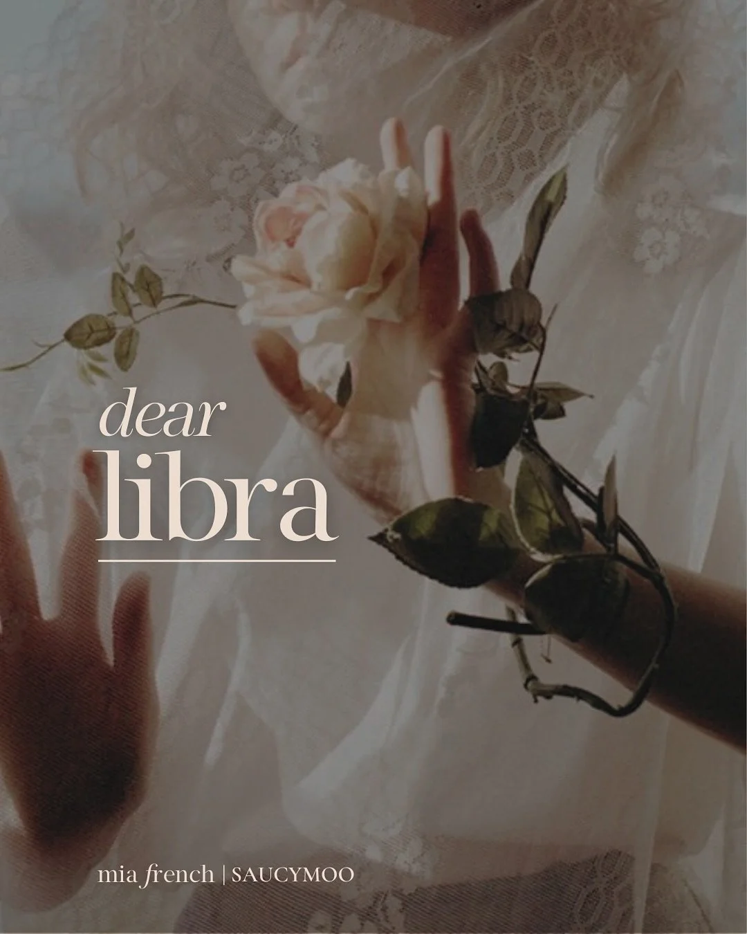 🌸 Libra love note ✨

Dear Libra,

You are the artist of elegance, the alchemist of harmony, the muse of connection. Your presence reminds us that beauty isn&rsquo;t shallow - it&rsquo;s soulful. That style is an extension of essence. That love, when
