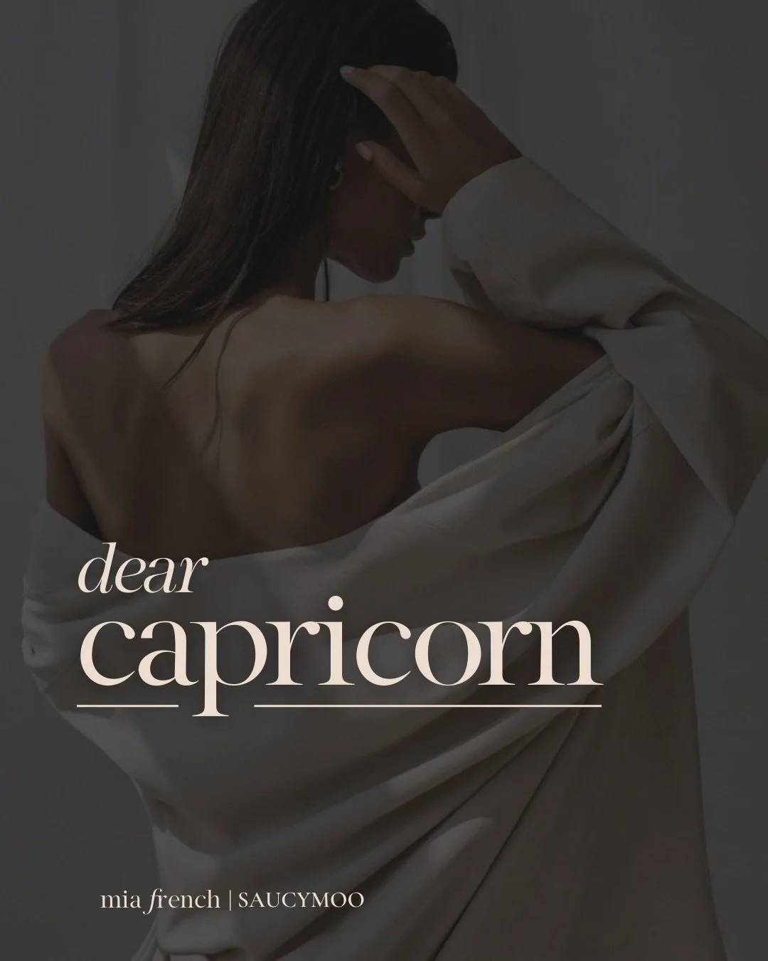 🐐 Capricorn love note ⛰️📈🕯️🤎

Dear Capricorn,

You are the anchor, the elder, the sovereign soul who holds it all together when things fall apart. Your presence reminds us that self-respect is sacred. That legacy is not loud, but slow-built in si