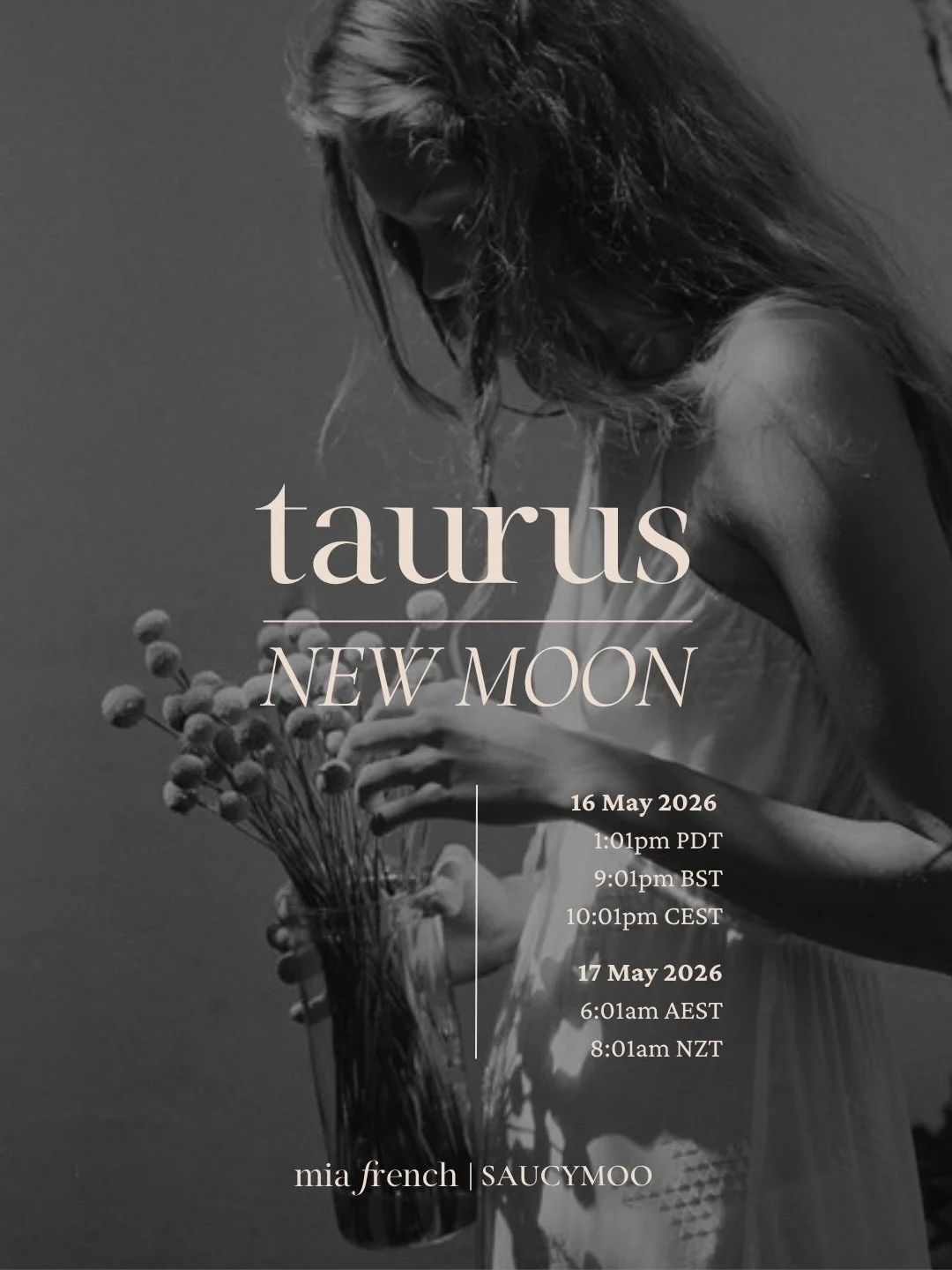Taurus New Moon ~ 16/17 May 2026 🤎🍯🍃

I&rsquo;m not going to lie, I&rsquo;ve been in tears all morning writing this and realising all the ways I&rsquo;ve dimmed my light, not spoken out of fear, and held myself back - over many, many years, since 