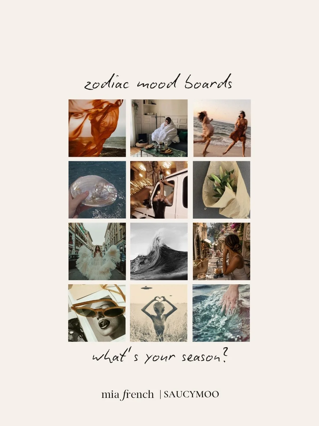 Zodiac aesthetics 🫶🏻✨

What&rsquo;s your big 3?

#astrology #astrologybranding #moodboardaesthetic #zodiacaesthetic #zodiacmoodboard