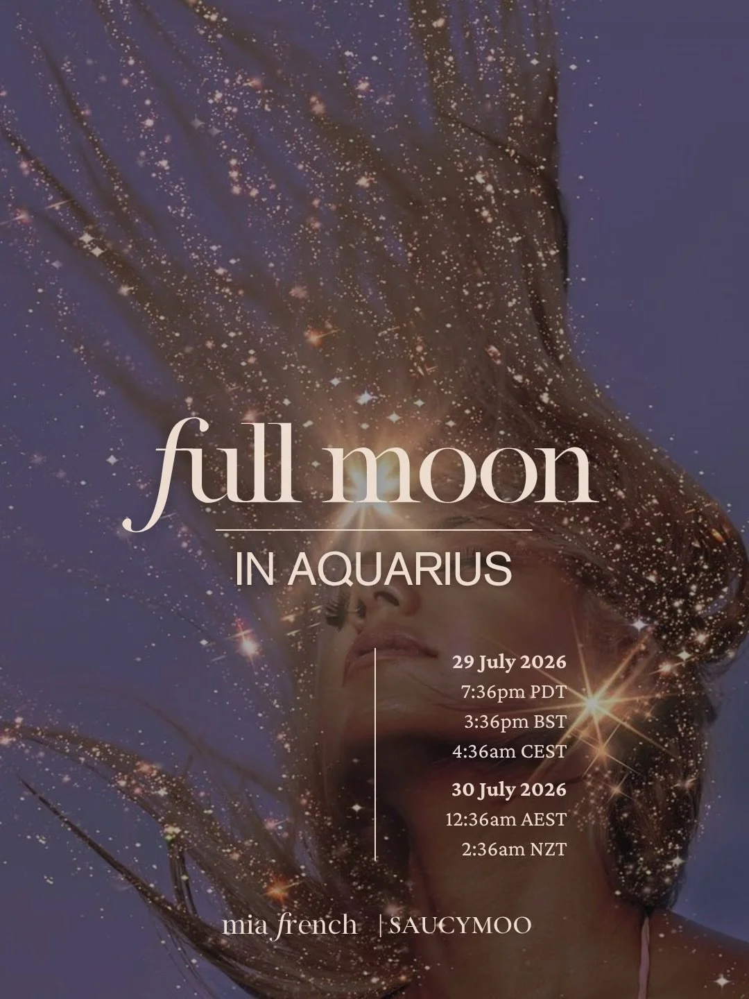 Full Moon in Aquarius ♒︎ ❤️&zwj;🔥⚡️

This is a BIG, POWERFUL, fully aspected Full Moon ~ conjunct Pluto, opposite the Jupiter Cazimi, sextile Neptune, trine Uranus, ruled by Saturn in Aries. And the North Node just arrived in Aquarius ⚡️

This is a 