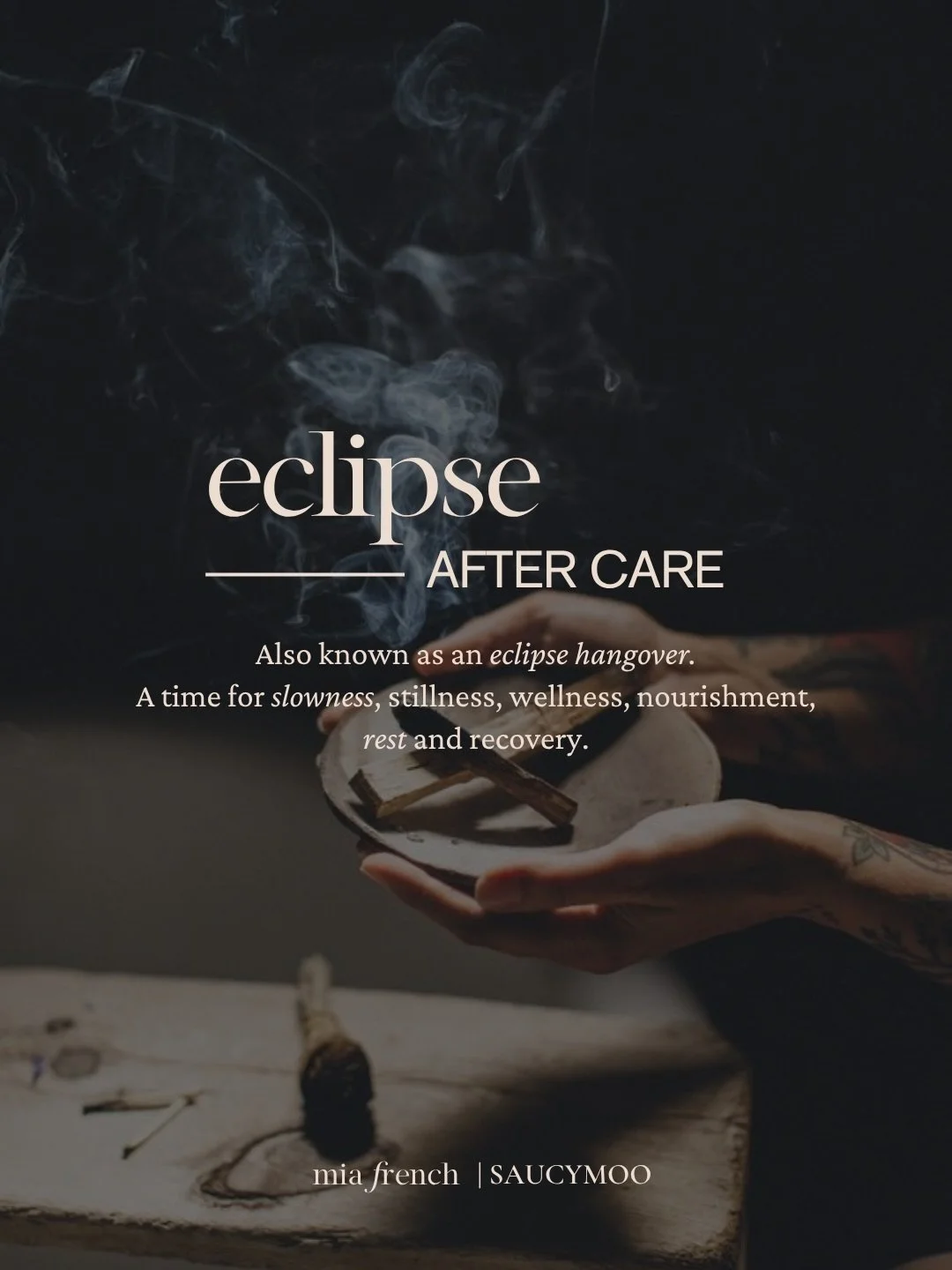 Eclipse after care 🖤

This eclipse season has felt like a roller coaster of exhaustion and WTF. It&rsquo;s been gnarly. And I think a lot of us are once again questioning so much about ourselves, our path, the world and our place in it. 

Eclipse sz
