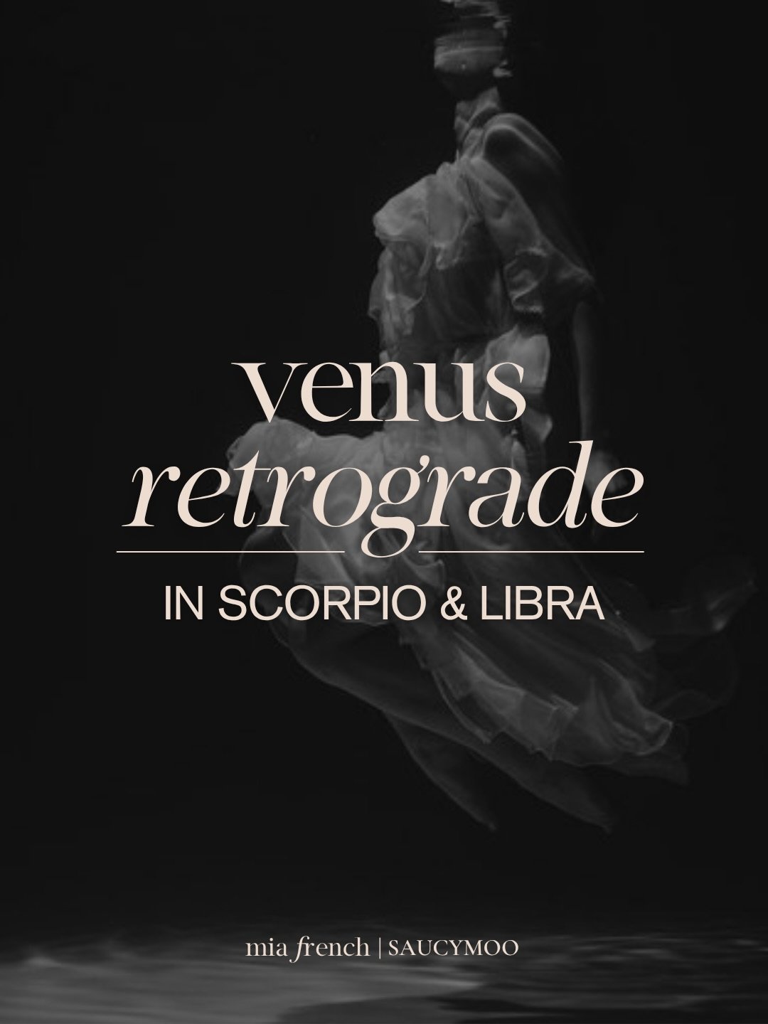 Venus Retrograde in Scorpio &amp; Libra 🖤

Venus stations retrograde in Scorpio on 3 October, beginning a journey of 41 days and 41 nights through our relationships, love, money, values, desire, pleasure, self-worth and our ability to receive.

This