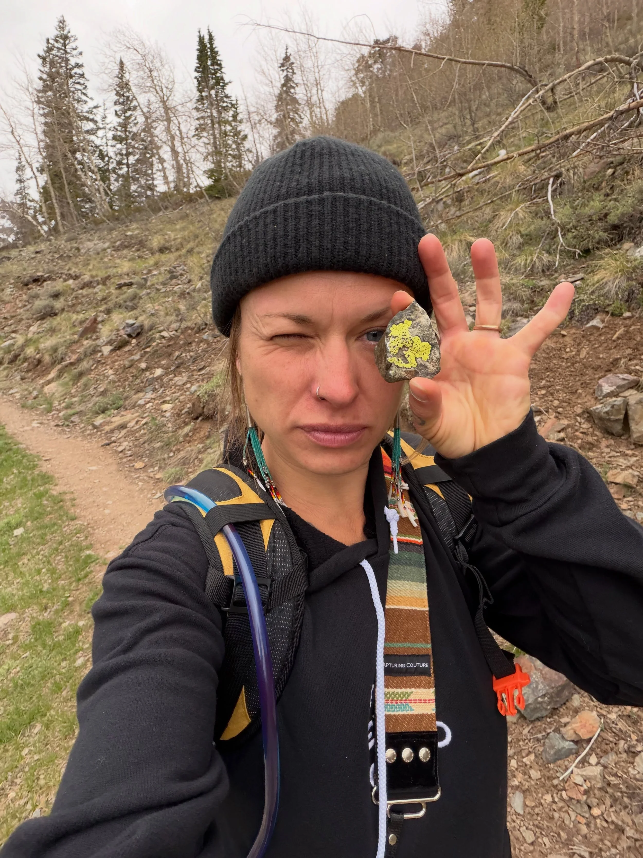 The walls of her life closed in while the yellow eyes in the dark of the unknown called her name. 

Not her human name. 
Her old name. 

The one the land knows. 

She could hear it in the soles of her feet. 

In the grief at the back of her heart.

T