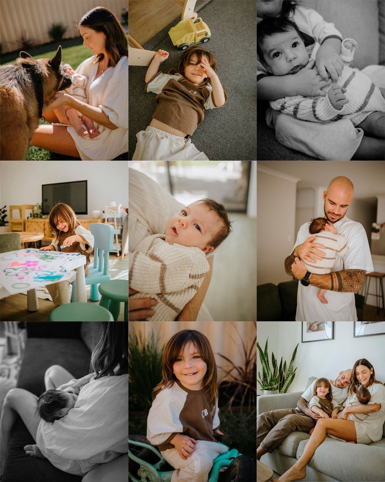 Sharing some beautiful moments at home with this lovely family ❤️