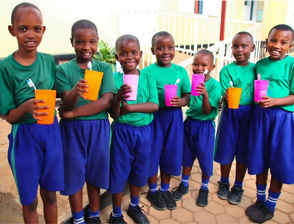 Happy Wednesday! The students at RCCS have just finished thoroughly brushing their teeth. Many of our children come from homes where dental hygiene was not a priority, so they have never been encouraged to brush their teeth or taught how to do so. Th