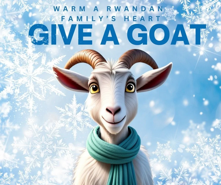 Do something great today, and give a goat! The gift of a goat can make a huge difference in a Rwandan family's or a widow's world! Goats are hardy animals &mdash; flourishing in hot climates while producing valuable manure to fertilize crops and vege