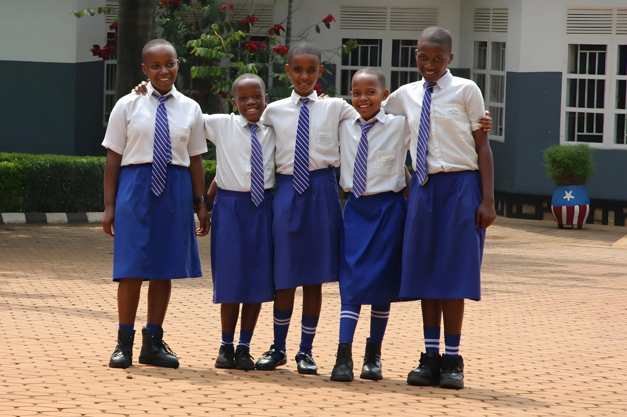Happy Friday! This morning, we caught up with these RCCS Primary students on their way to class and asked them what they most enjoyed about school. Their responses brought us joy: "My friends and teachers," "Learning new things," 