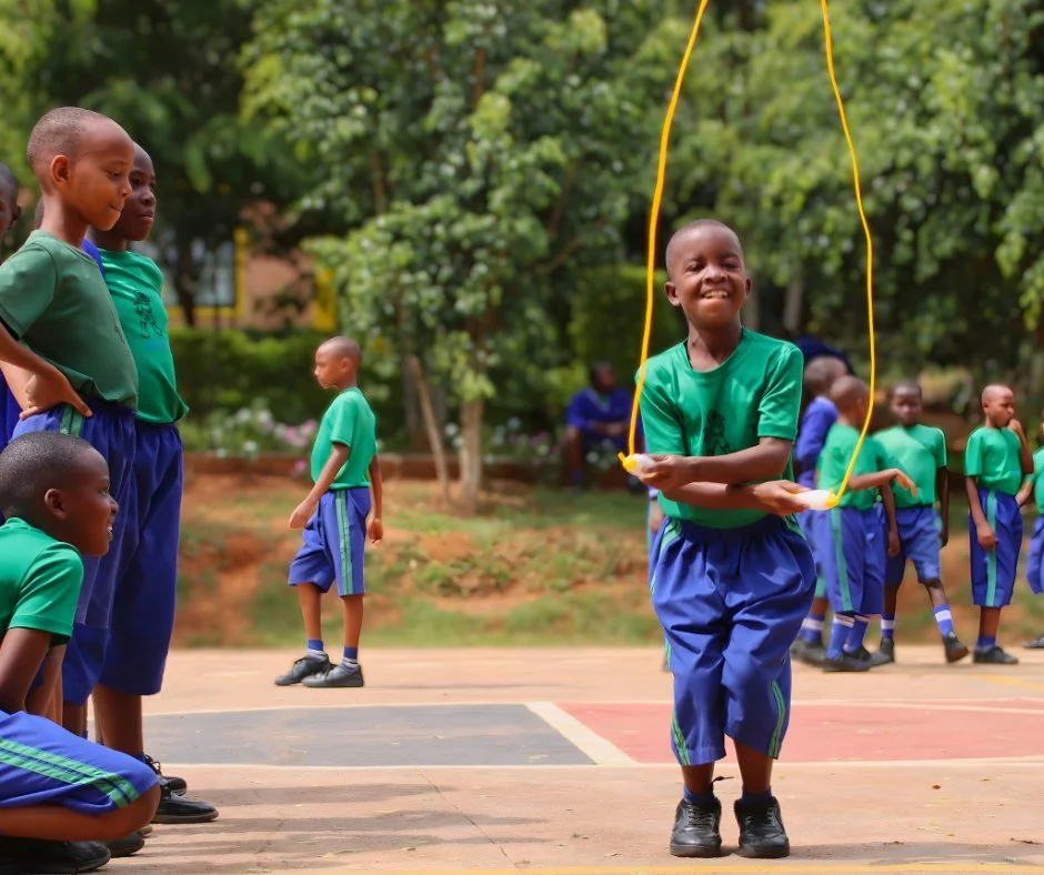 Jumping rope is a classic activity for kids that has stood the test of time. Its enduring popularity is no accident; jumping rope offers children many benefits. Jumping rope is not just about physical activity; it's about creativity, too. Our student