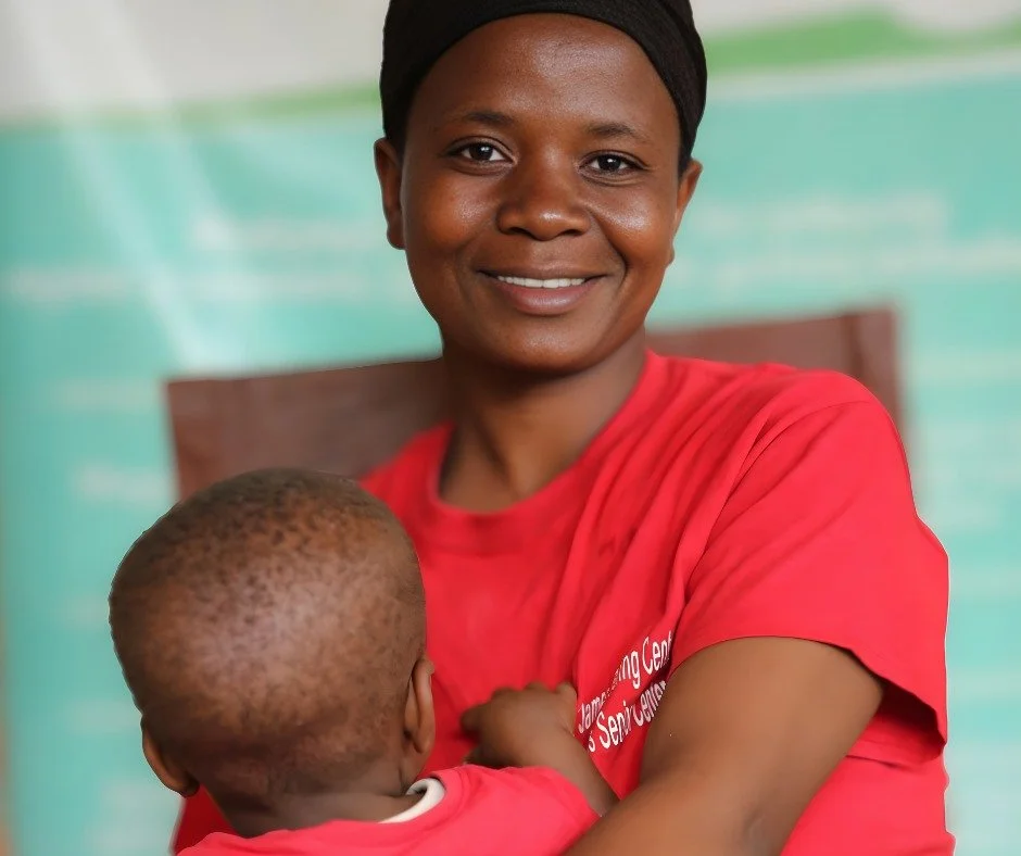 Jeanne is currently a participant in our Program to Combat Malnutrition and will soon graduate. We want to celebrate this significant milestone in a meaningful way. When Jeanne and her son, Abow, entered our program, Abow was severely malnourished. T