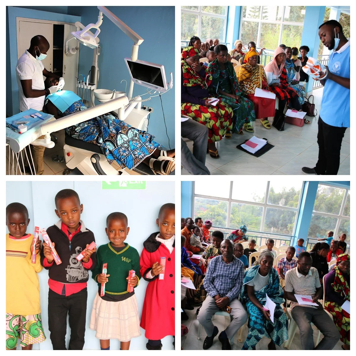Earlier this week, our Health Center, under the leadership of our dentist Jean Pierre Tuyishime, hosted a community dental outreach to serve neighbors in need. We were grateful to welcome 10 volunteer dentists from Excellent Dental Care, who traveled