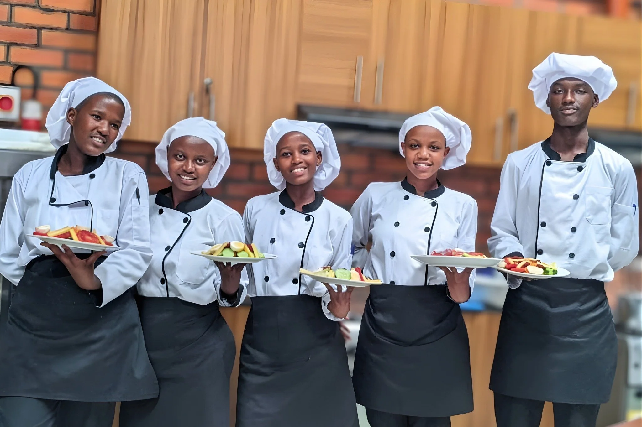 "Would you care for a delicious garden salad?!" 

The meal preparation training the students in our Food &amp; Beverage Management program receive teaches them to prepare a wide variety of dishes. Today, under their instructors' watchful ey