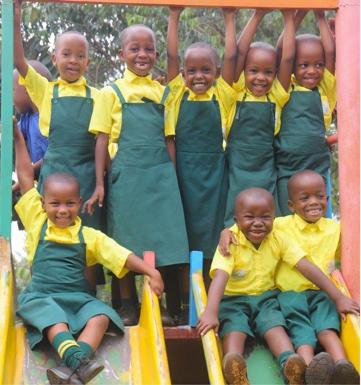 Hooray! It's Friday! We hope you had a wonderful week&mdash;we sure did.

With their school week over, these RCCS Early Childhood Development students have headed to our preschool playground to slide into a fun-filled weekend. May your weekend be fil